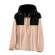 thumbnail image 2 of Chaquetas y abrigos casuales con capucha de manga larga para hombre y mujer, ligeros, frescos y ligeros, con empalme de bloques de color, protector solar, chaqueta, abrigo, blusa para mujer, 2 of 3