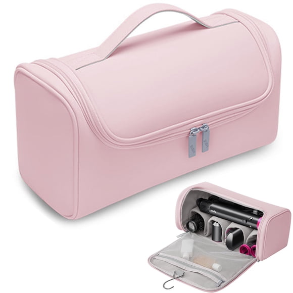 Funda de viaje Linpr compatible con Dyson Airwrap Styler Pink