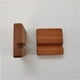 thumbnail image 4 of Square Walnut Mobile Phone Holder, Utility Mobile Phone Holder, Portable Smartphone Holder, Compatible with Most Types of Mobile Phone Holder. (Square Walnut Phone Stand), 4 of 5