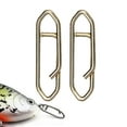 thumbnail image 5 of 100Pcs Fishing Power Speed Clip High Strength Stainless Steel Fishing Lure Quick Change Snap Connector Saltwater Freshwater Fishing Accessories, 5 of 8