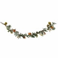 thumbnail image 2 of Halloween Pumpkin Leaf Garland, Artificial Fall Harvest Vine Decoration, Mixed Color Floral Garland, Flexible Hanging Greenery For Fireplace Door Wall Window Table Party Holiday Decor, 2 of 6