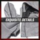 thumbnail image 3 of Peso ligero de la chaqueta de seguridad de la alta visibilidad de la chaqueta reflexiva caliente impermeable, 3 of 5