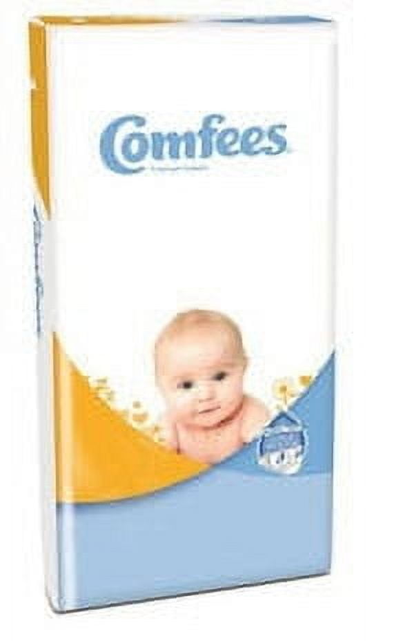 Comfees Newborn Disposable Baby Diapers with Tab Closure, 168 Count