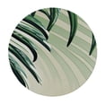 thumbnail image 4 of HAOXIT Round Tablecloth Green Table Cloth Table Cover for Kitchen Dining Tabletop Decoration Parties Weddings 38-42, 4 of 8