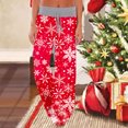 thumbnail image 2 of WREESH Womens Christmas Pajama Pants Winter Elastic Waist Wide Leg Sweatpants Loose Drawstring Pants With Pokets Red, 2 of 5