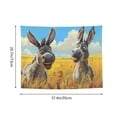 thumbnail image 6 of Kdxio Funny Countryside Donkey Wall Hanging Tapestries Banner For Bedroom College Dorm Home Living Room Party Decor 29X37 In, 6 of 8