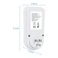 thumbnail image 4 of EastVita Power Usage Monitor, Wattmeter, TOallmark Power Consumption Monitor, Power Meter Plug, KW Voltage AMP Tester, Smart Bill Socket w/ Large LCD Display + Backlight, 4 of 8