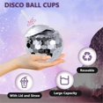 thumbnail image 2 of 9 PCS Disco Ball Cups, 20 OZ Disco Cups with Straws and Lid, Reusable Flash Ball Tumbler Cocktail Cu, 2 of 5