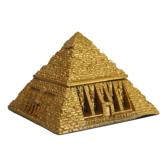 Gods Of Egypt Pharaoh The Great Pyramid Of Khufu Small Hinged Trinket Box Decor