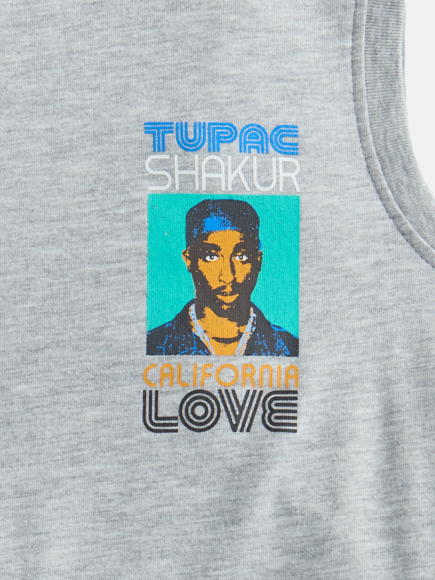 Tupac Toddler Boys Muscle Tank Top, Sizes 12M-5T