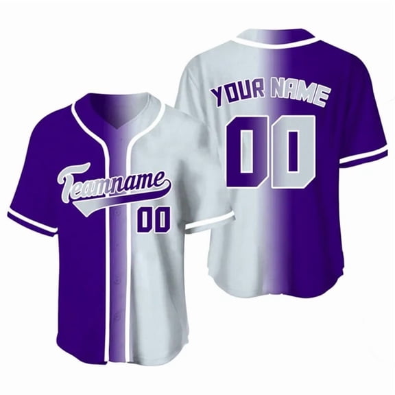 Men's fashion customized baseball jersey sublimates blank teamname 3D print baseball train