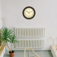 thumbnail image 4 of Clock Retro Silent Non Ticking Round Classic Clock Quartz Decorative Battery Operated Wall Clock For Living Room Kitchen Home Office 12 Inch, 4 of 7