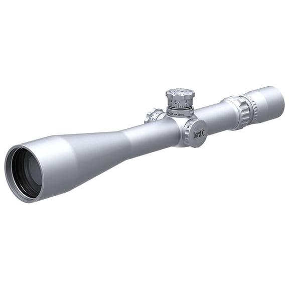 March X Sporting 8-80x56mm Riflescope, Silver Di-Plex Reticle, 1/8 MOA Adjustments, 34mm Tube, 56mm Objective, 10x Zoom Ratio (D80V56ST)