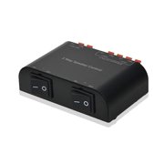 Dual Channel Speaker Selector Box with Terminal Clamps 150W RMS