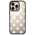 thumbnail image 4 of Compact 16 Pro Case [4 ft. 2X Military Grade Drop Protection/Slim/Lightweight] - Ditsy Daisies - White - Clear Black, 4 of 5