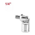 thumbnail image 2 of 1/4 3/8 1/2 Joint Set Ratchet Extension Bar Socket Swivel Ratchet Tool 1-4Inch, 2 of 8