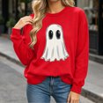 thumbnail image 5 of Enjoytime Sweatshirts for Women Halloween Sweatshirt Print Crewneck Fall Winter Long Sleeve Pullover Shirts Tops Fashion Clothes 2026, 5 of 7
