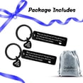 thumbnail image 4 of Thank You Gift Set Social Worker Keychain Appreciation Gift Make a Difference Keychain Coworker Leaving Gift Coach Mentor Employee Appreciation Gift Farewell Gift for Volunteer Stainless Steel Jewelry, 4 of 4