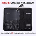 thumbnail image 2 of Bolsa organizadora de brochas de maquillaje Camdeez Professional negra, 2 of 7