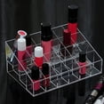 thumbnail image 5 of opvise 24-grid Clear Lipstick Nail Polish Cosmetic Storage Box Organizer Display Stand A, 5 of 7