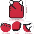 thumbnail image 2 of 3 Pieces Standard Chicken Saddle Hen Apron Feather Fixer Adjustable Straps Chicken Jacket Straps Poultry Protector Apron Supplies Hen Protector for Small, Medium and Large Hens, Protect Back, 2 of 7