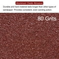 thumbnail image 4 of Uxcell 100 Packs 80 Grits 80mm Aluminum Oxide Triangular Hook & Loop Sandpapers Sanding Pads, 4 of 6