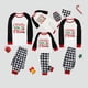 thumbnail image 1 of Pijamas familiares a juego de Navidad, juego de pijamas de Navidad, comienza con Cristo, gris, 1 of 3