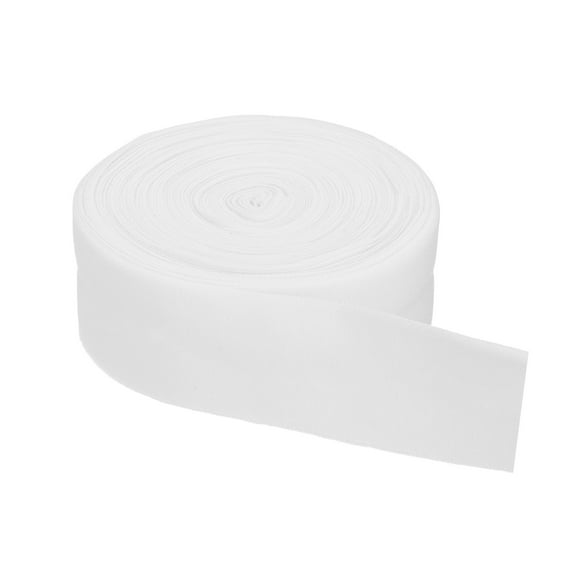 Uxcell Single Fold Bias Tape, Wide Cotton Bias Binding Tape Hemming for DIY Crafts Garment Sewing Seaming Piping White