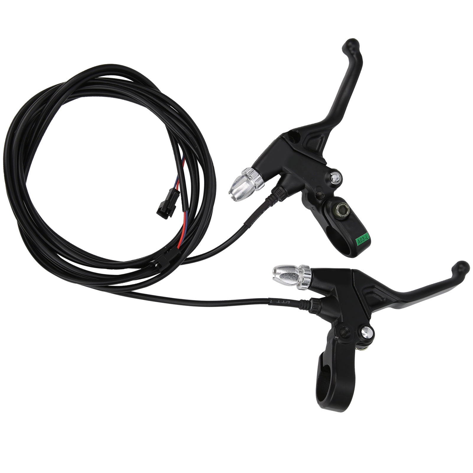 Haofy Black Non‑slip Waterproof Aluminium Alloy Electronic Brake Lever, Brake Lever, Comfortable For E‑Bike Electric Bicycle Conversion Accessory Electric Scooter