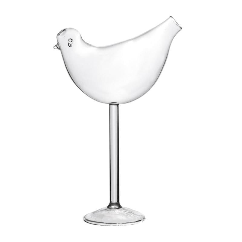 Gin Glasses Cocktail Goblet Glass Bird Shape Champagne Wine Drinking Glasses 