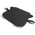 thumbnail image 1 of Car  Ice Snow Cover, Windscreen Frost Protector Covers Dustproof Black Protective 5 Layers with Magnets Edges for Cars, 1 of 7