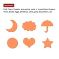 thumbnail image 5 of Uxcell 20 Pack EVA Foam Sheets Orange 7.8 Inch x 5.9 Inch 2mm Thick Crafts Foam EVA Sheets for Costumes, Crafts Projects, 5 of 6