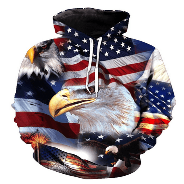 MesaSe Sweat à Capuche Graphique Animal 3D Loup pour Femmes et Hommes, Pull m