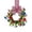 BB, variant on DefiDgd 15inch Spring Flower Wreaths for Front Door,Faux Floral Wreath with Colorful Wildflowers,for Home Wall Wedding Farmhouse Holiday Home Outside Indoor Outdoor Decor(F)