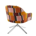 thumbnail image 5 of Linon London Metal Multi Swivel Accent Chair in Multi-color, 5 of 11