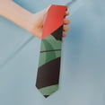 thumbnail image 2 of Jungle Leaves Tie & Floral Tie Design: Colorful Exotic Tie, Versatile for All Occasions, 2 of 6
