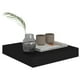 thumbnail image 4 of Estantes flotantes negros Casafoyer para pared 23x23,5x4 cm MDF 2 unidades, 4 of 5