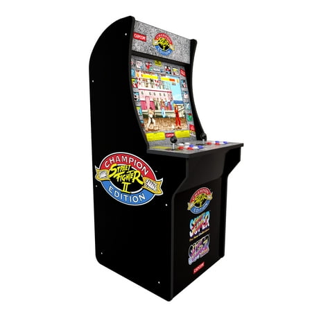 Street Fighter 2 Arcade Machine, Arcade1UP, 4ft (Best Multiplayer Arcade Games Mame)