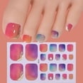 thumbnail image 1 of 22PCS 3D Shiny Dopamine Color Toe Nail Stickers Cute Stickers Polish Gold Nail Stickers Nail, 1 of 1