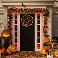 thumbnail image 4 of LYCAQL Wreaths For Front Door Door Wreath Fall Wreath For Front Door Indoor Outdoor Farmhouse Home Wall Window Festival Wedding Decor, 4 of 9
