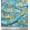 Turquoise Blue, variant on Soimoi Blue Cotton Duck Fabric Leaves & Purple Floral Print Fabric by Yard 42 Inch Wide