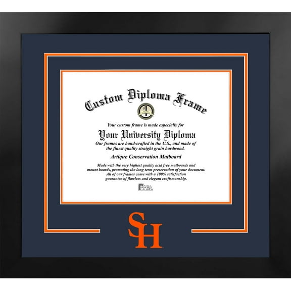 Sam Houston State Bearkats 14w x 11h Spirit Diploma Manhattan Black Frame with Bonus Campus Images Lithograph (value savings $59)