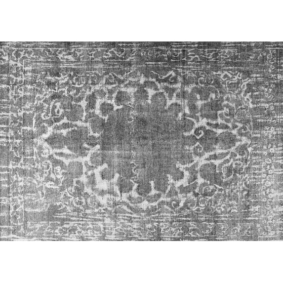 Ahgly Company Indoor Rectangle Persian Gray Traditional Area Rugs, 7' x 10'