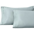 thumbnail image 2 of Superior 1000 Thread Count Egyptian Cotton Pillowcases Soft Breathable Set of 2, Baby Blue, King, 2 of 5