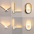 thumbnail image 4 of Lámpara de pared de fondo de TV LED simple y moderna, creativa, para sala de estar, pasillo, dormitorio, lámpara de noche, 4 of 5