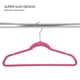 thumbnail image 3 of Paquete de 25 Perchas de Terciopelo para Nios, Antideslizantes, Ahorro de Espacio, Ropa para Nios, Camisas, Pantalones, Vestidos, Guardera, Almacenamiento y Organizacin, 3 of 6