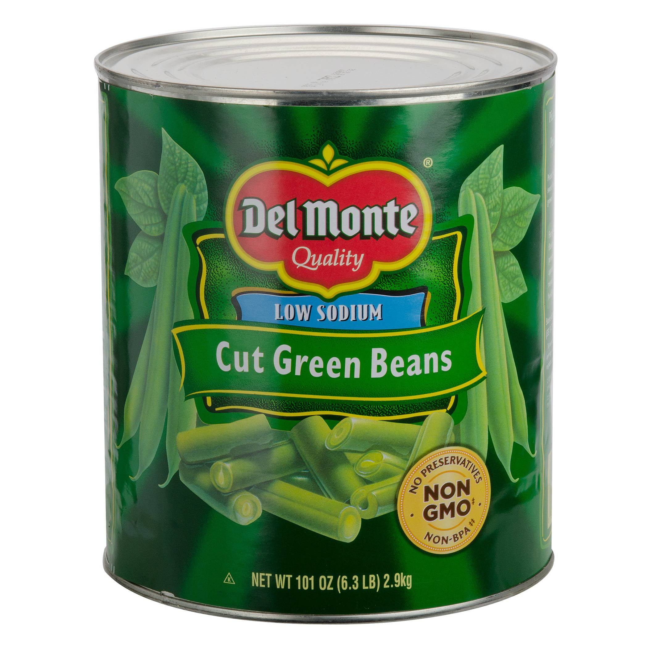 Del Monte Fancy Cut Green Beans 101 oz.