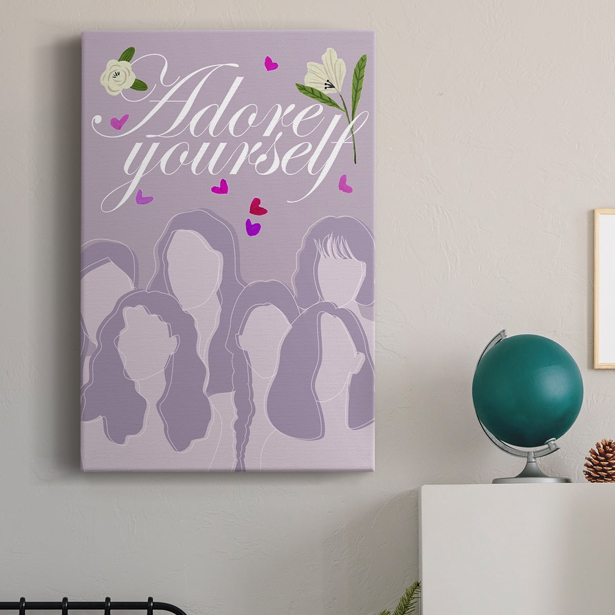 Happy Galentine's Day Collection B Premium Gallery Wrapped Canvas - Ready to Hang