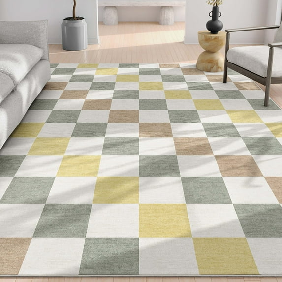 Well Woven Apollo Flatwoven Modern Squares Multi 7'10" x 9'10" Area Rug