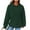 Army Green, variant on Lindreshi Hoodies for Women Fashion Women's Casual Long Sleeve Round Neck Ladies Sweatshirts Tops Blouse Plain Hoodie